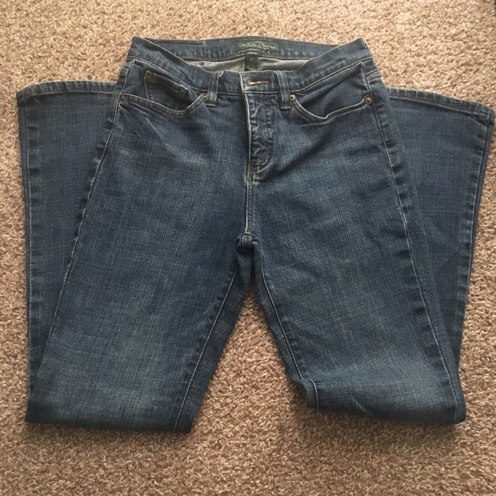 Ralph Lauren Medium Wash Boot Cut Denim Jeans